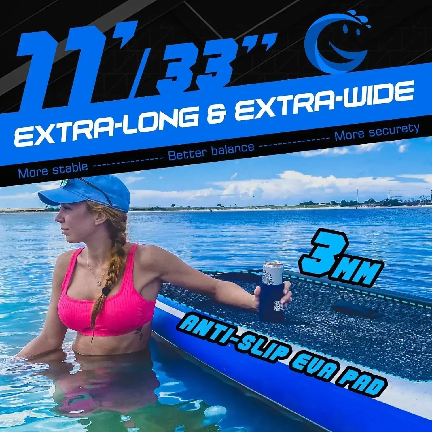 FunWater Stand Up Paddle Board Ultralight Inflatable Paddle Board with SUP Accessories wourant