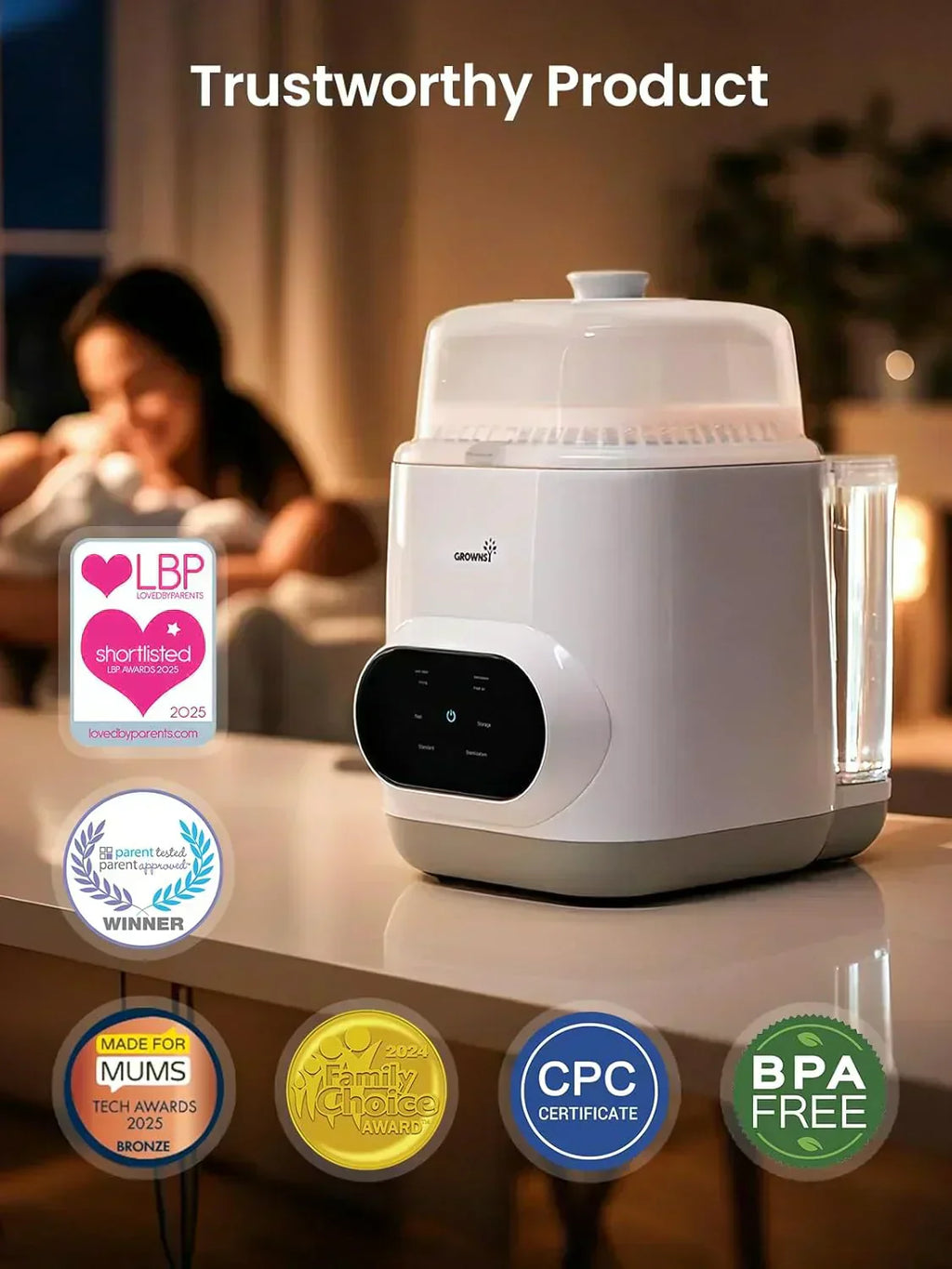Bottle Washer Pro All-in-One Bottle Washer and Sterilizer Baby Bottle Washer for Bottles wourant