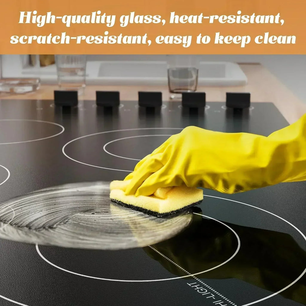 Karinear 30 Inch Electric Cooktop 4 Burners Built-in Ceramic Cooktop Radiant Electric Stove Top wourant