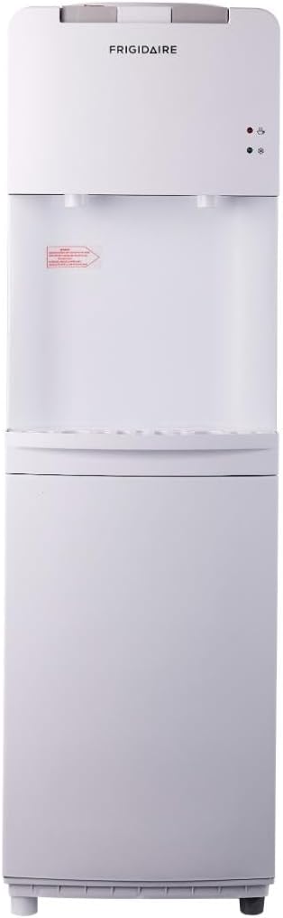 Frigidaire EFWC498 - Top Loading Cooler Dispenser -Hot & Cold Water - Child Safety Lock - Innovative Slim & Sleek Design, Holds 3 or 5 Gallon Bottles - Black wourant