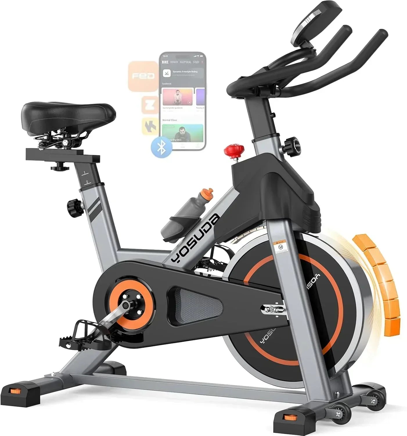 Arita brand fitness bicycle Home fixed fitness treadmill Low noise design tablet stand wourant