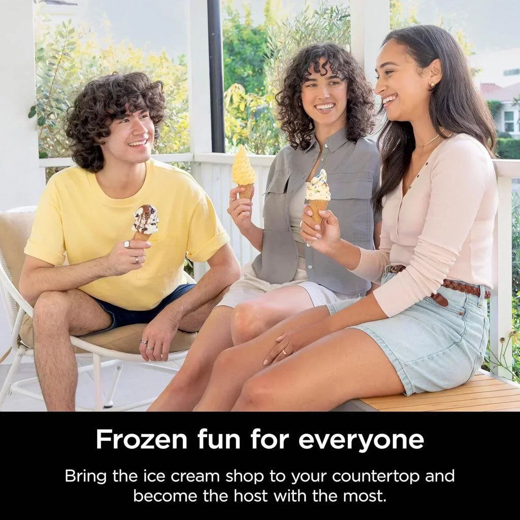 Ninja Swirl by CREAMi Ice Cream and Soft Serve Maker Frozen Yogurt Low Calories Program wourant