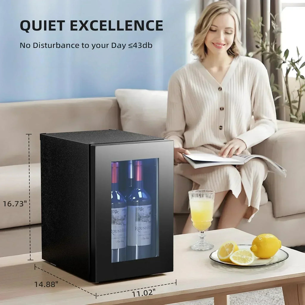 Antarctic Star 26 Bottle 130 Can Wine Cooler/Cabinet Beverage Refrigerator Cellar Beer Clear Glass wourant