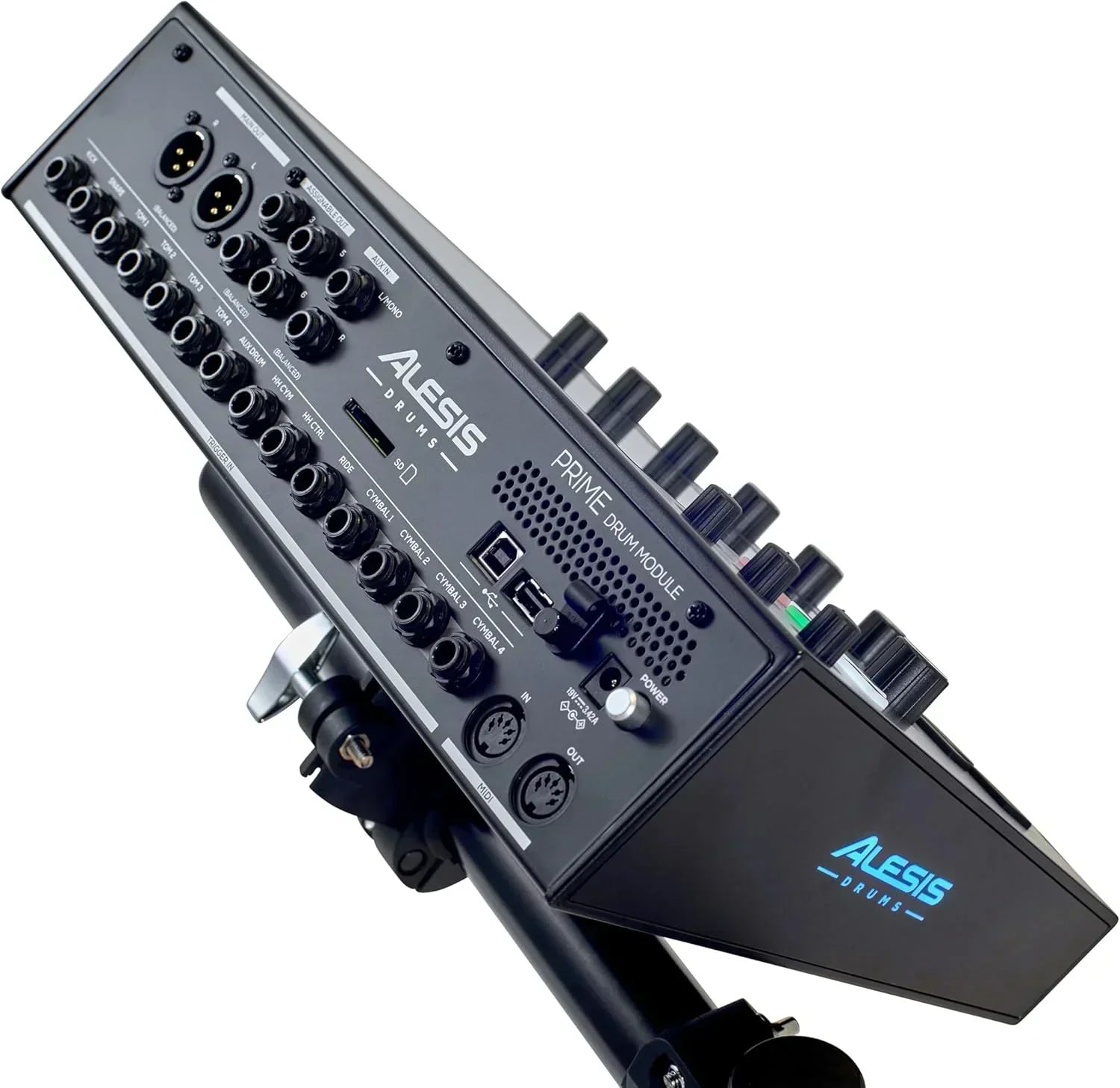 Alison Strata Prime Electronic Drum Set with Touch Screen Dual Area Grid Head wourant