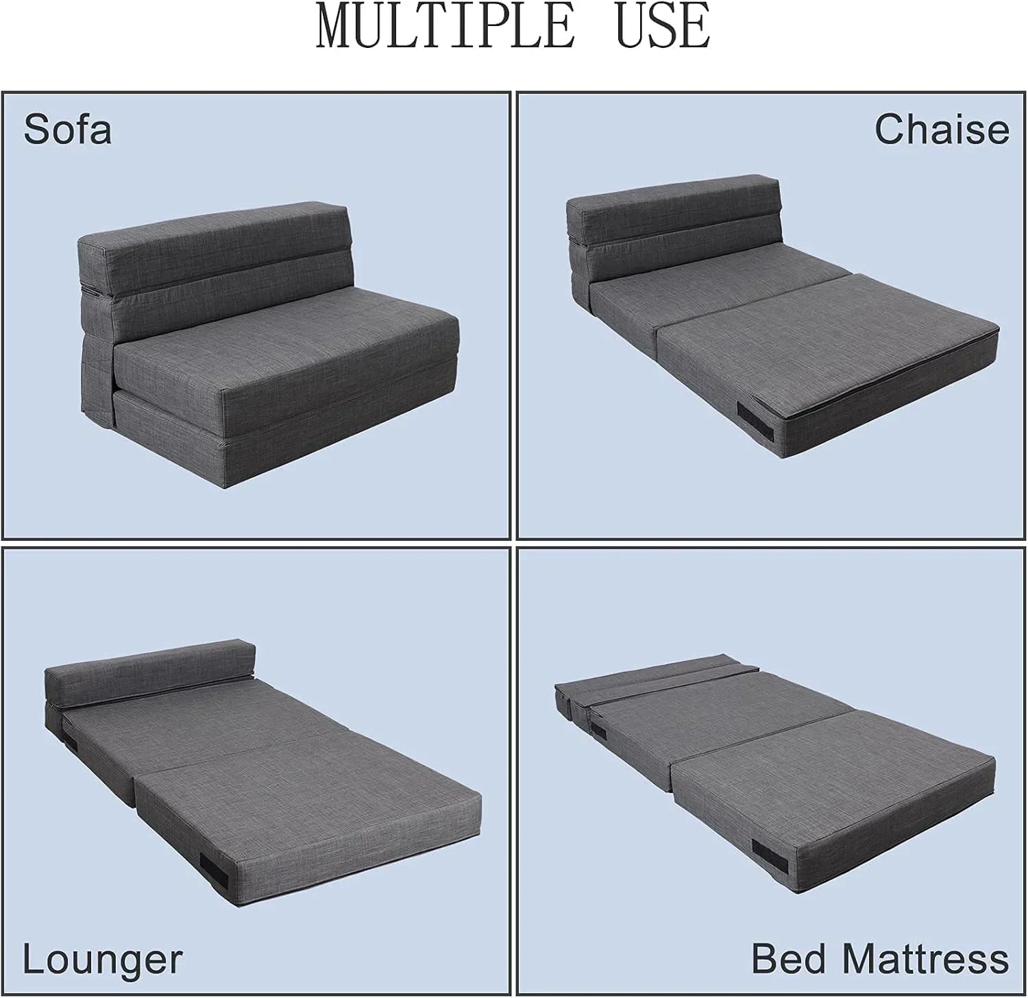 60 inch pull out sofa bed memory foam sofa with 2 pillows futon bed guest bed and pull out sofa wourant
