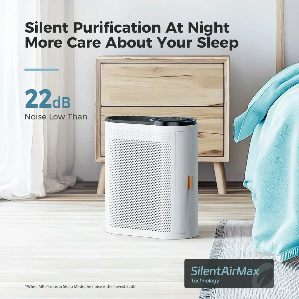 Home air purifier equipped with air quality sensor wourant