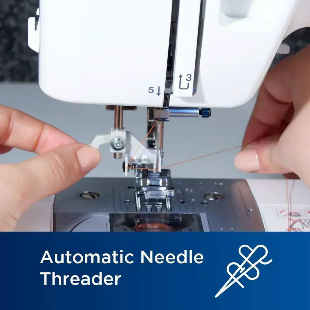 Sewing Machine, Strong Tough 37 Built-in Stitches Free Arm Option 6 Included Feet wourant