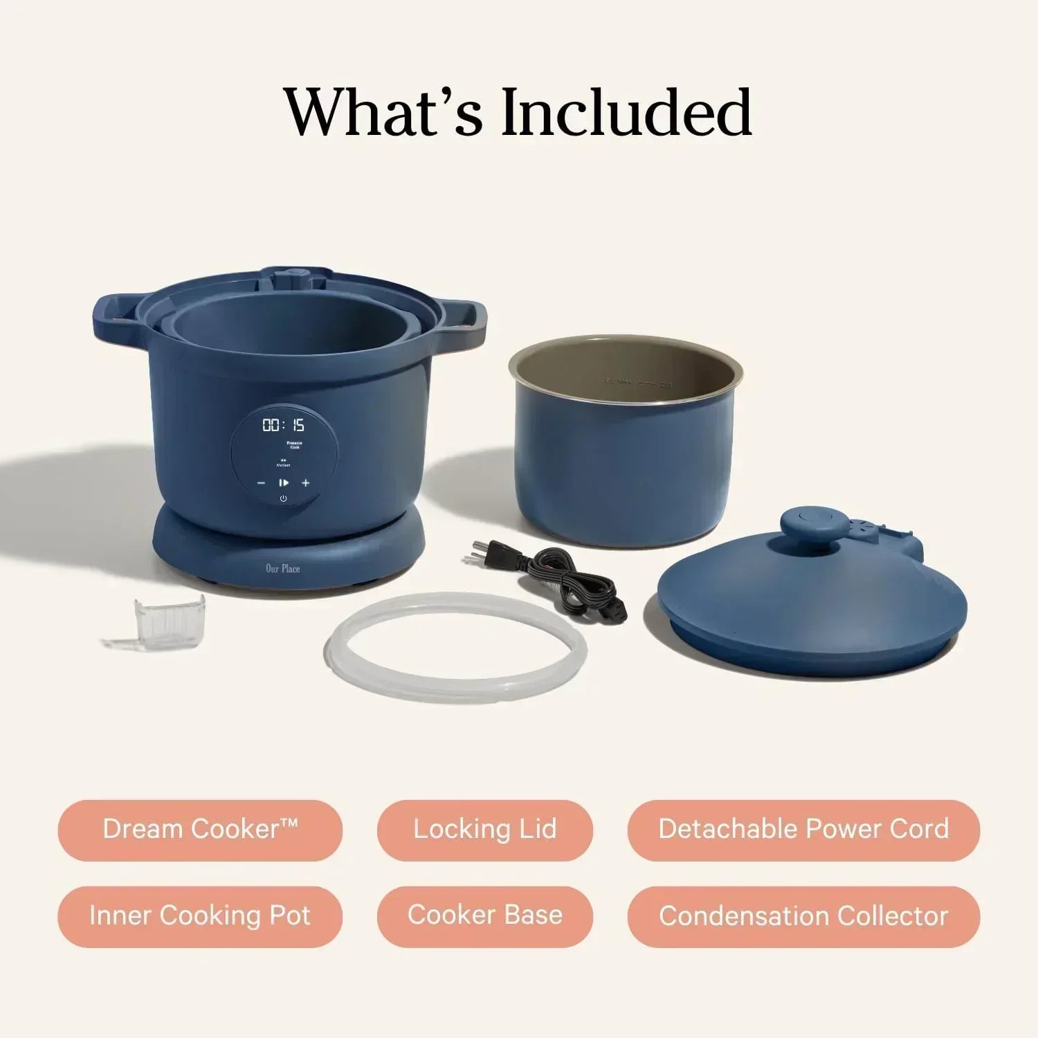 Our Place Dream Cooker 6-quart Multicooker 4 Versatile Modes Pressure Cook Slow Cook Sear wourant
