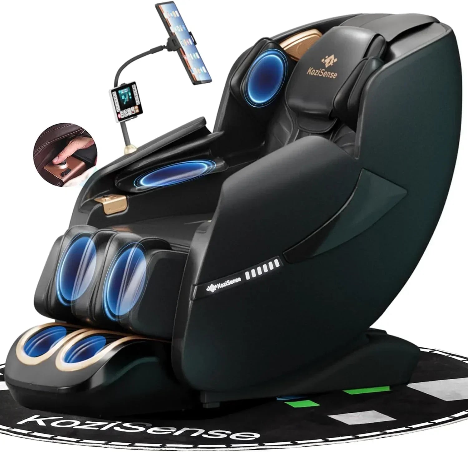 2025 Massage Chair Full Body Zero Gravity SL-Track Shiatsu Massage Recliner Chair with Heat wourant