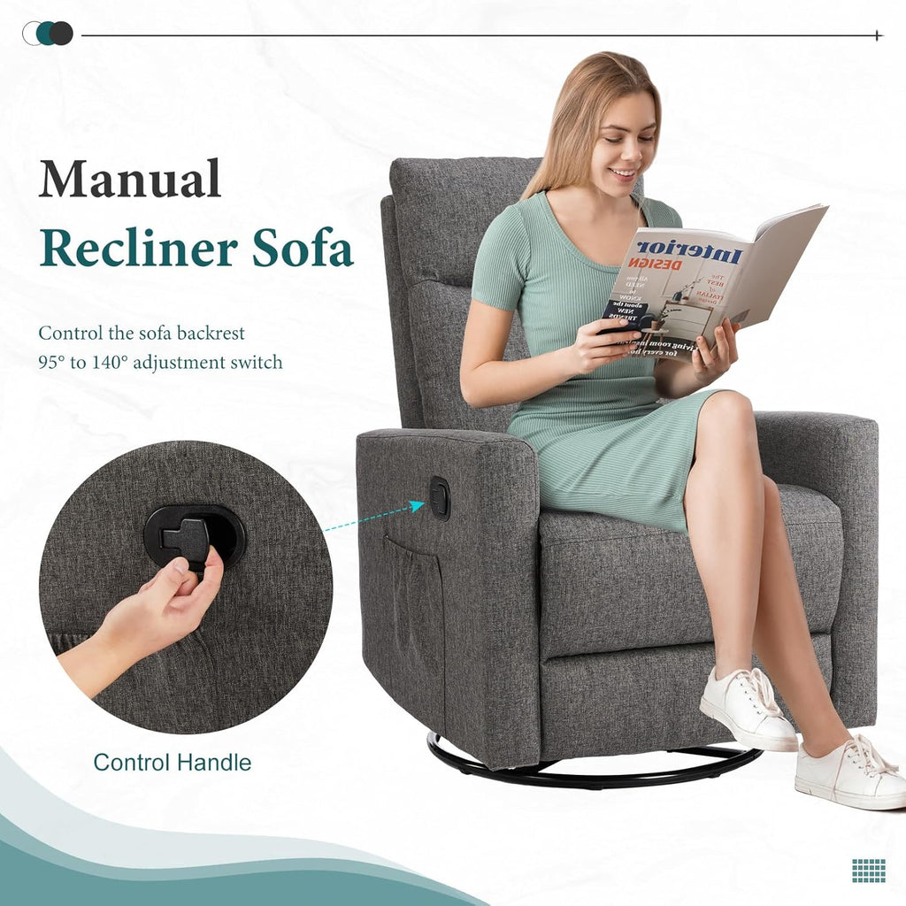 Adult recliner living room massage recliner adjustable home theater chair single sofa wourant