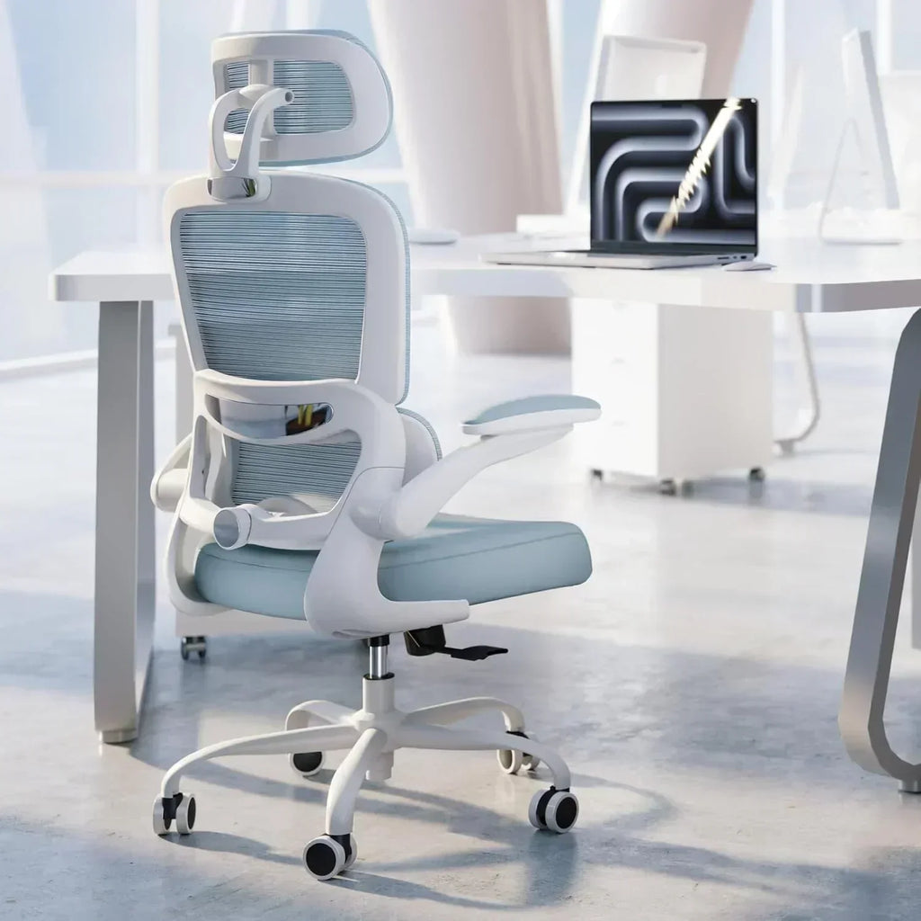Office Chair Ergonomic Desk Chair 330 lbs Home Mesh Desk Chair Comfortable Gaming Chair wourant