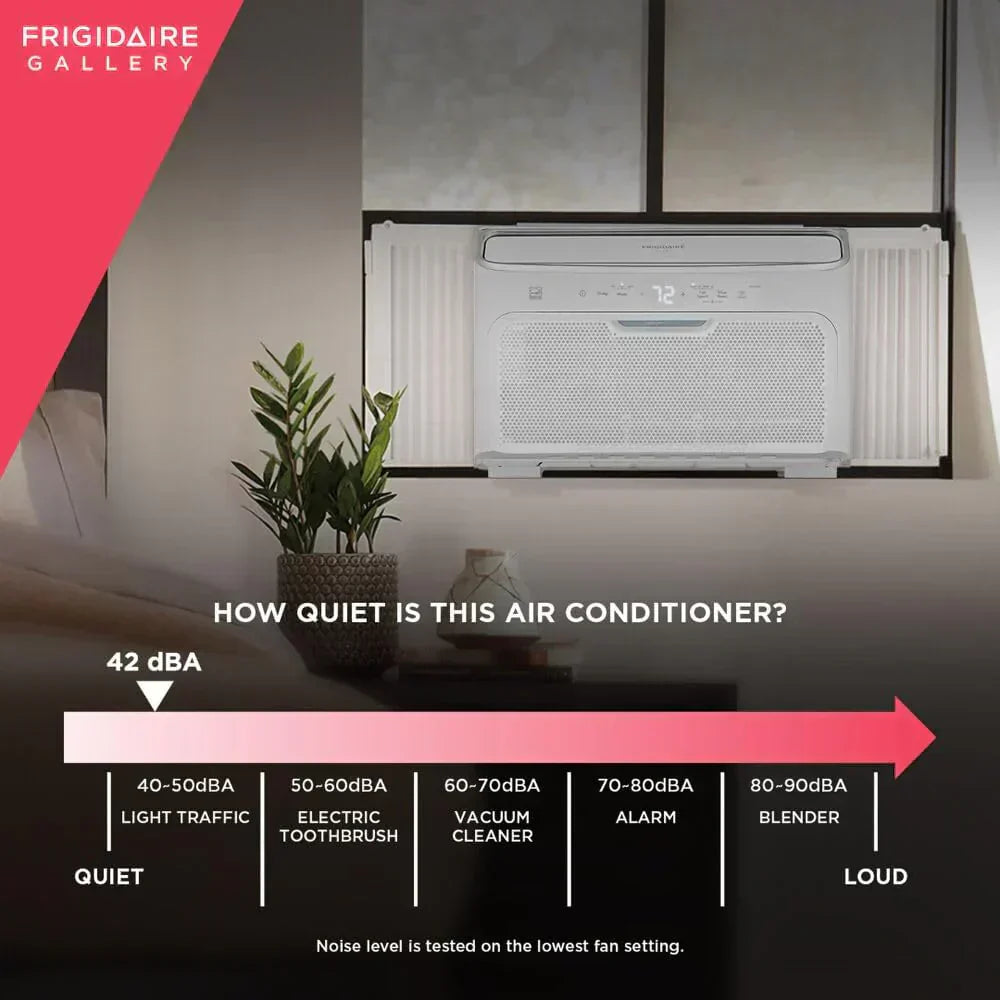 Frigidaire GHWQ103WC1 Inverter Quiet Temp Room Air Conditioner 10,000 BTU with Wi-Fi Connected wourant