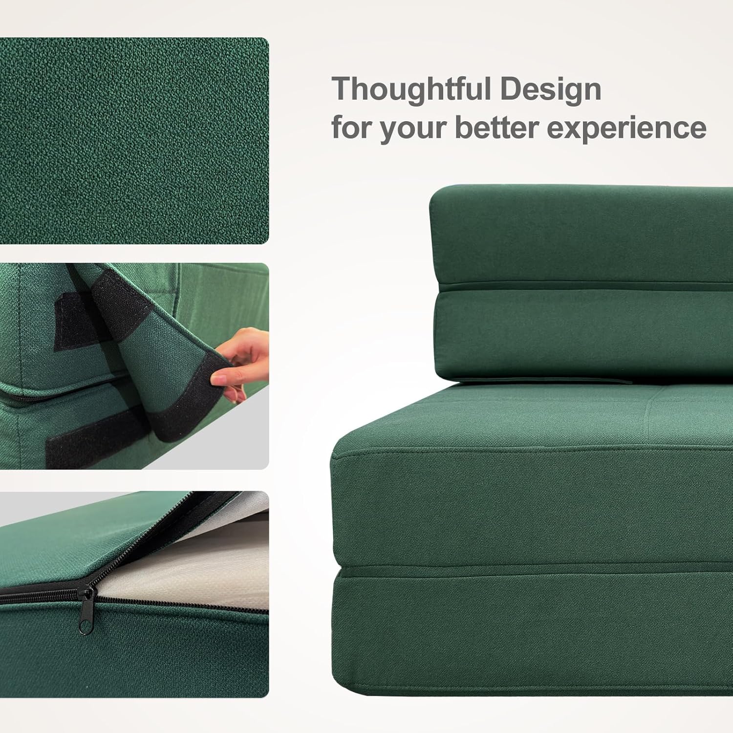 60 inch pull out sofa bed memory foam sofa with 2 pillows futon bed guest bed and pull out sofa wourant