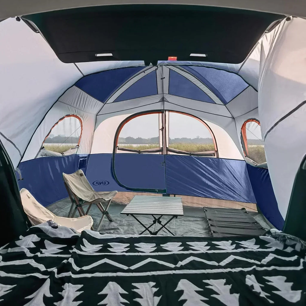 SUV Tent for Camping 6-Person SUV Tailgate Tent - Easy Set Up with Rainfly wourant