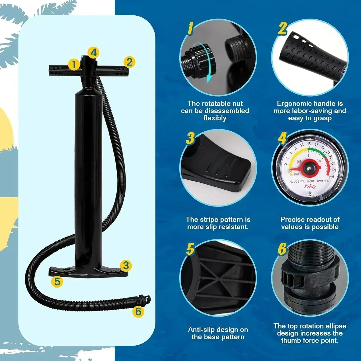 FunWater Inflatable Stand Up Paddle Board Premium SUP Paddle Accessories EVA Deck wourant
