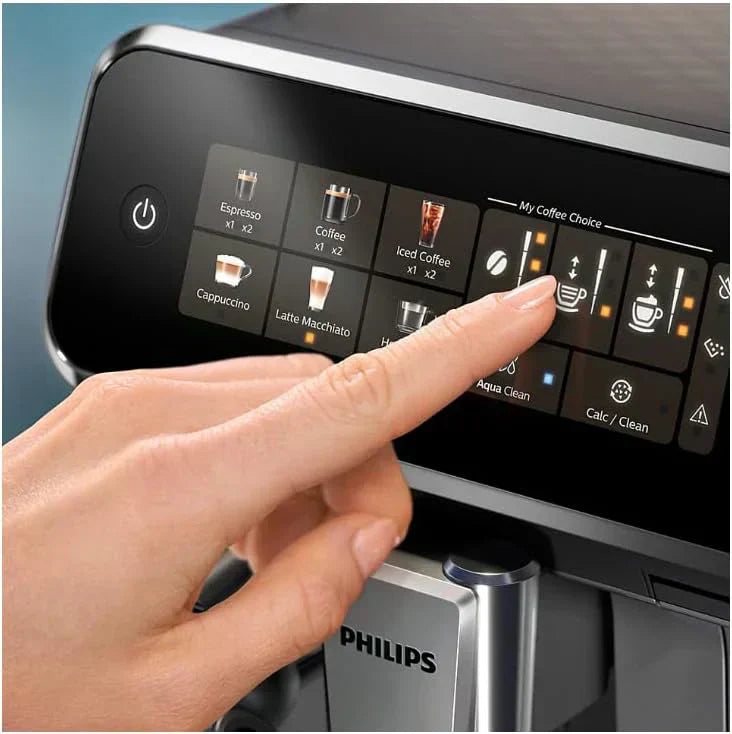 Fully automatic espresso machine 6 hot and iced beverages with ceramic grinder wourant