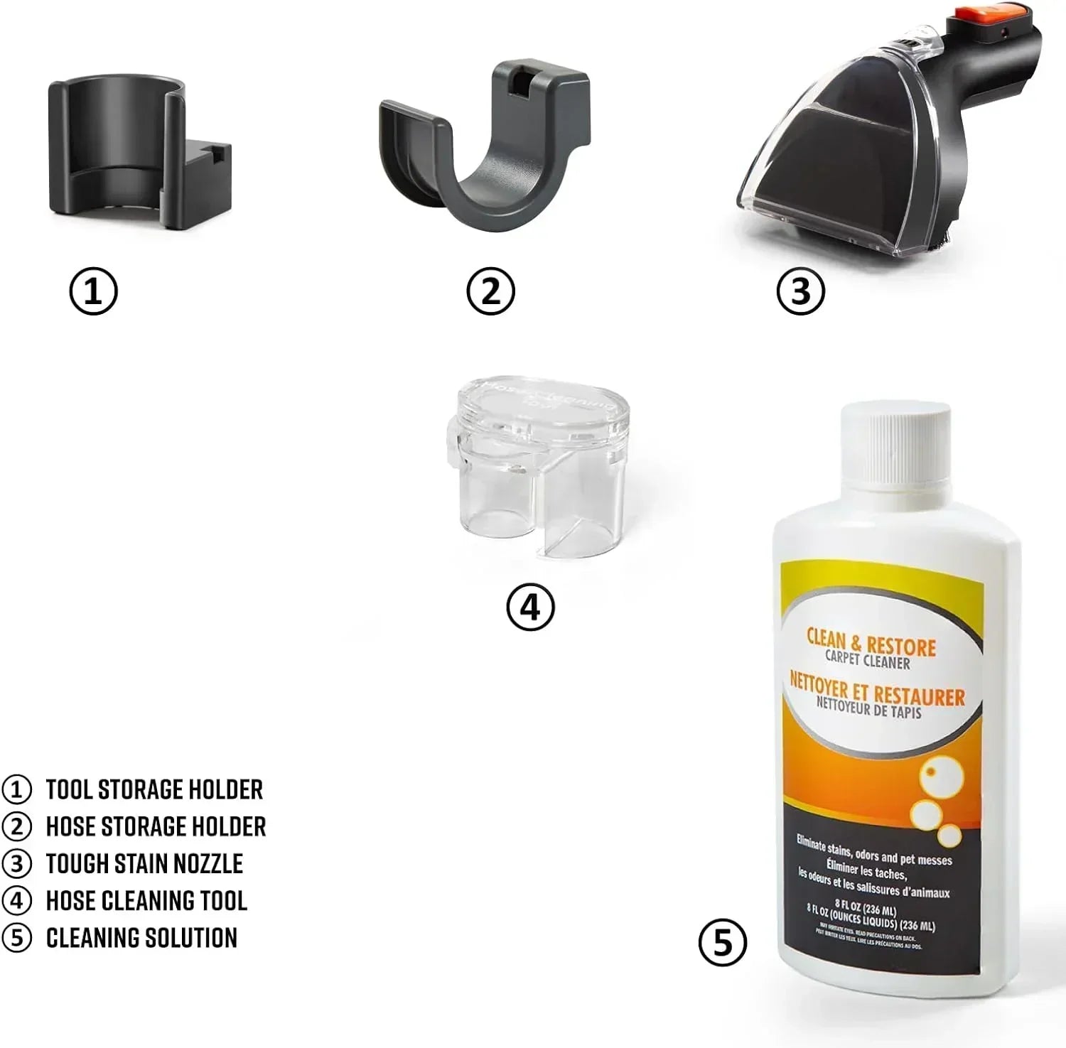 7 Amp Portable Spot Cleaner for Car Cleaning Carpet and Upholstery Stain Removal wourant
