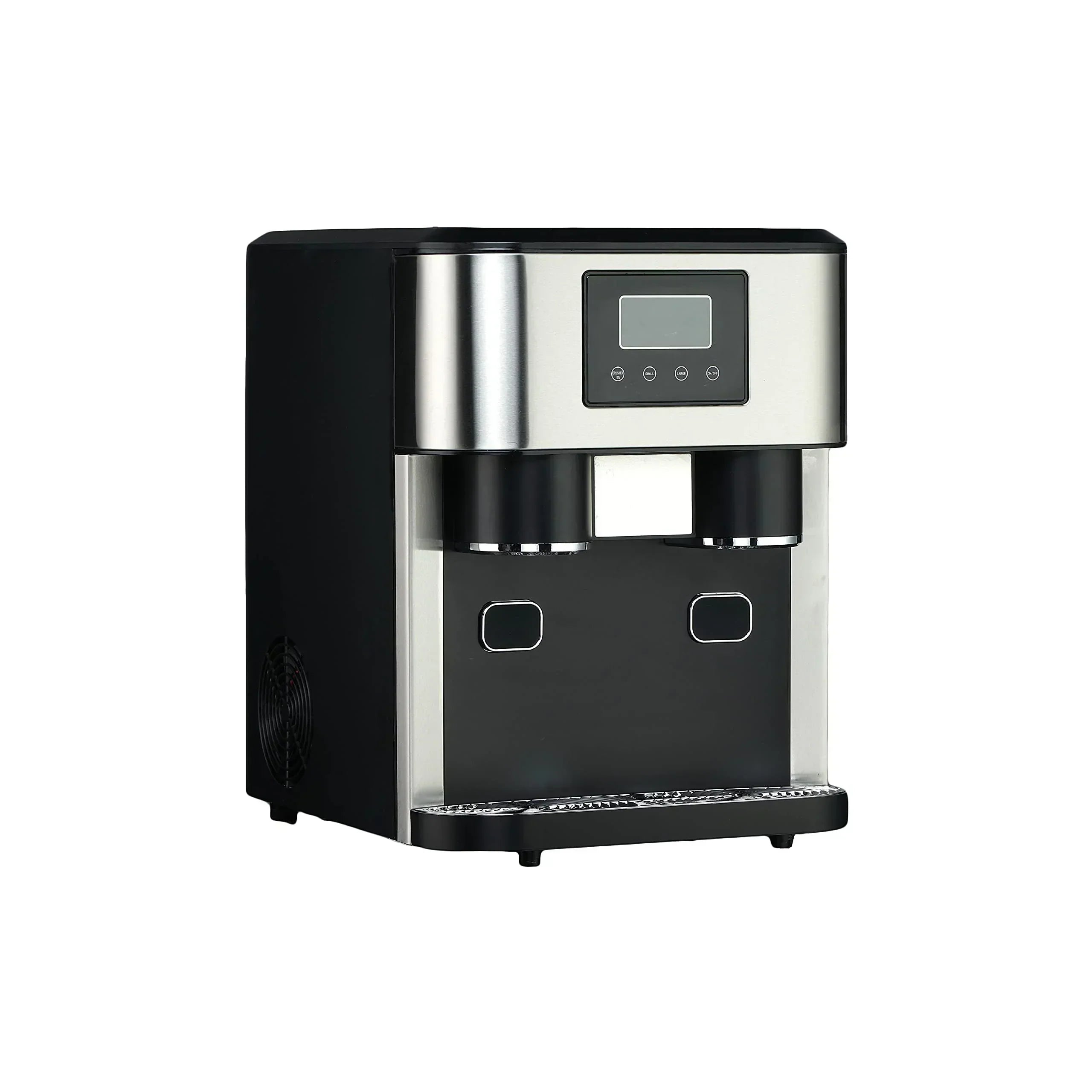 Countertop Crunchy Chewable Nugget Style Dual Ice Crusher and Cube Maker wourant