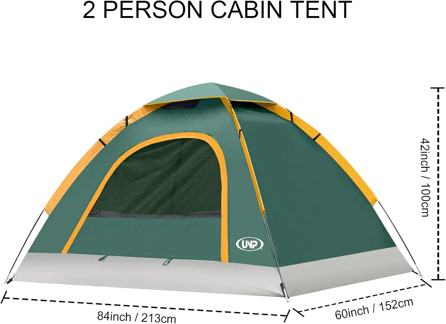 Camping Tent 2/3/4/6 Person Dome Tent Portable Camping Tent Outdoor and Backpacking Beach wourant