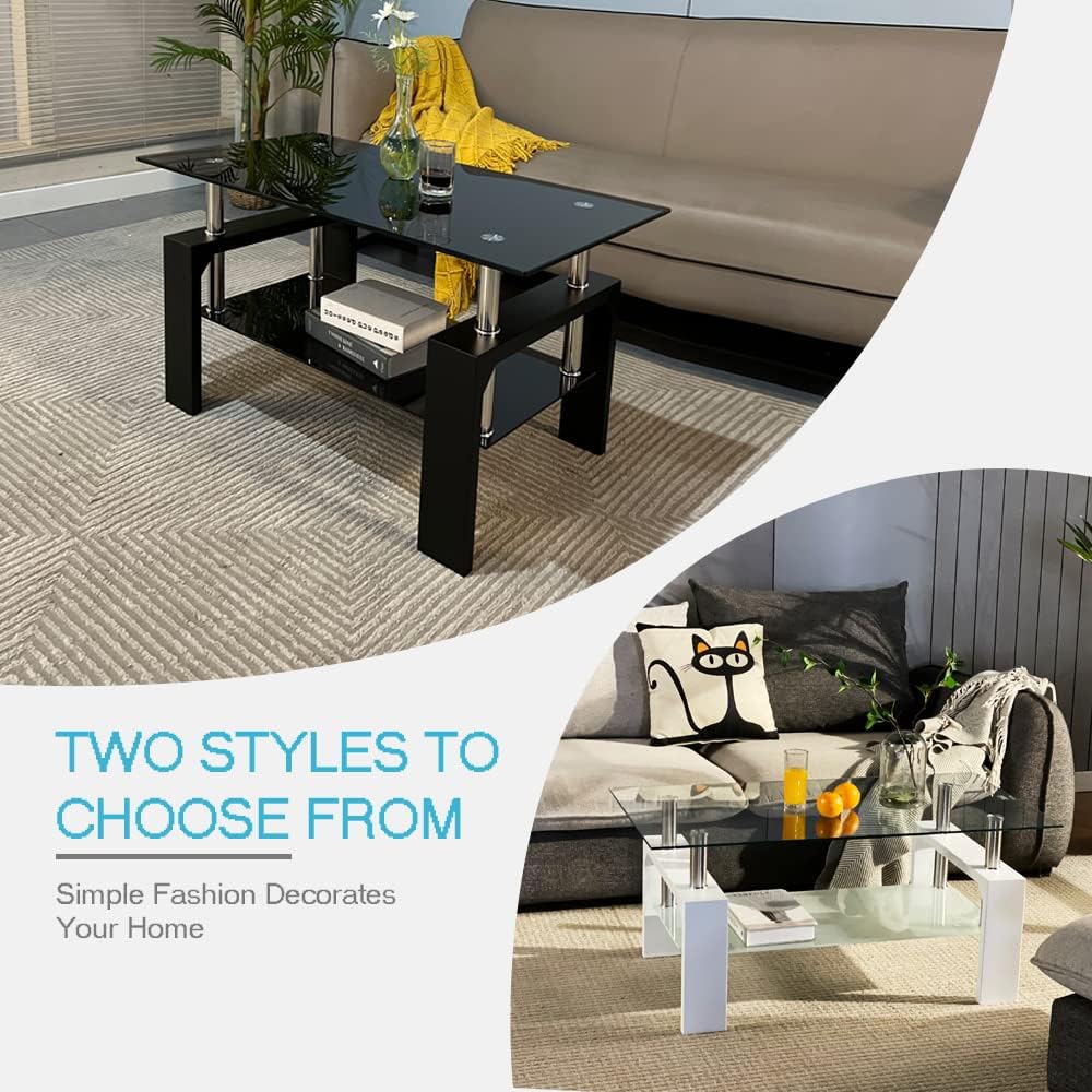 Living Room Rectangle Coffee Table Tea Table Suitable for Waiting Room Modern Side Coffee Table wourant