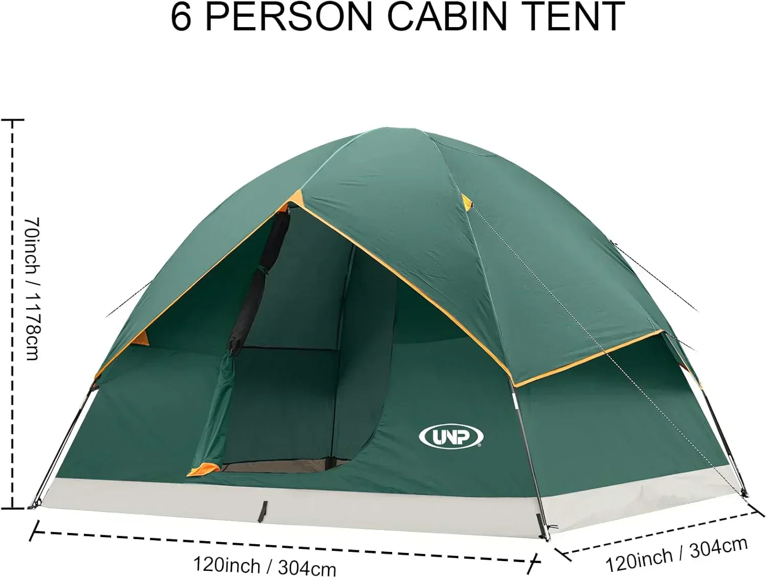 Camping Tent 2/3/4/6 Person Dome Tent Portable Camping Tent Outdoor and Backpacking Beach wourant