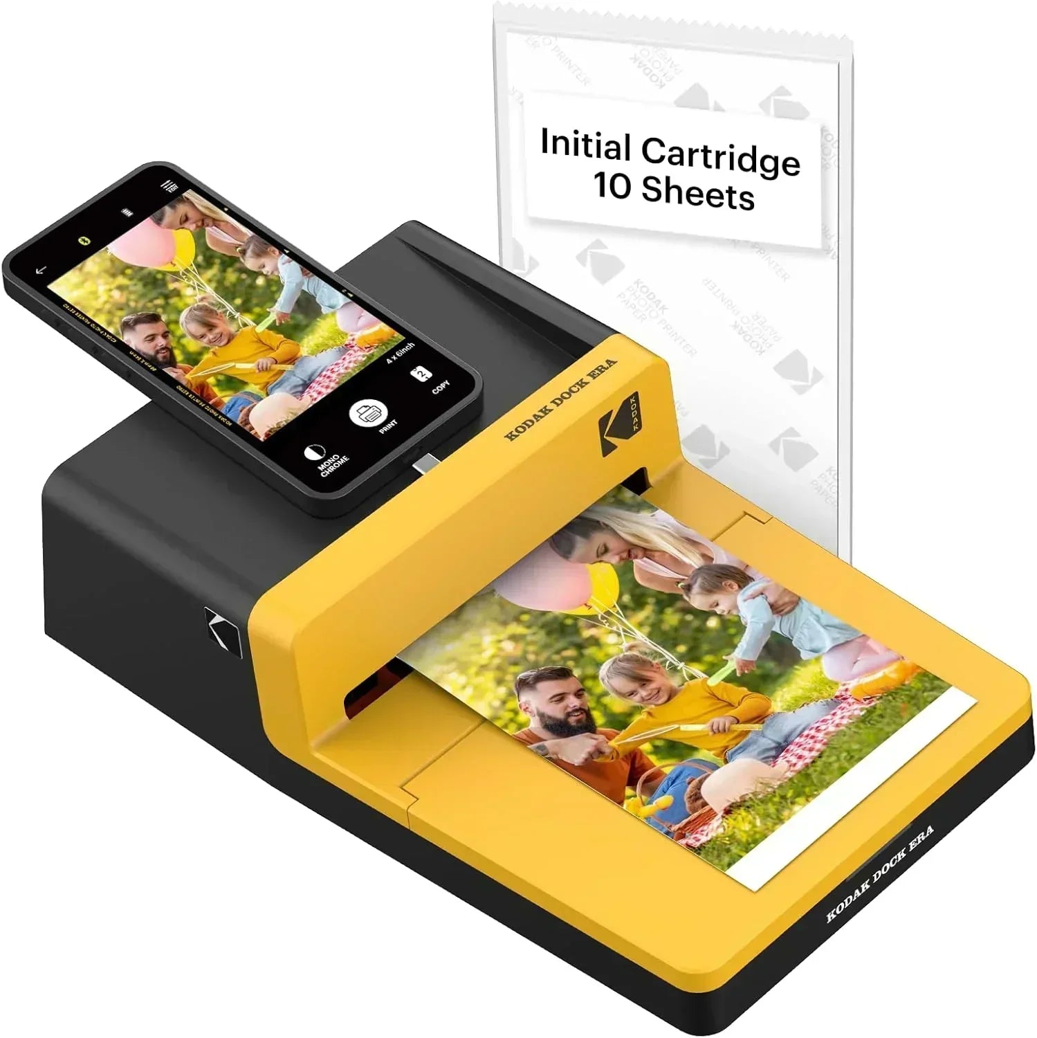 KODAK Dock ERA Plus 4PASS Instant Photo Printer 4x6 wourant