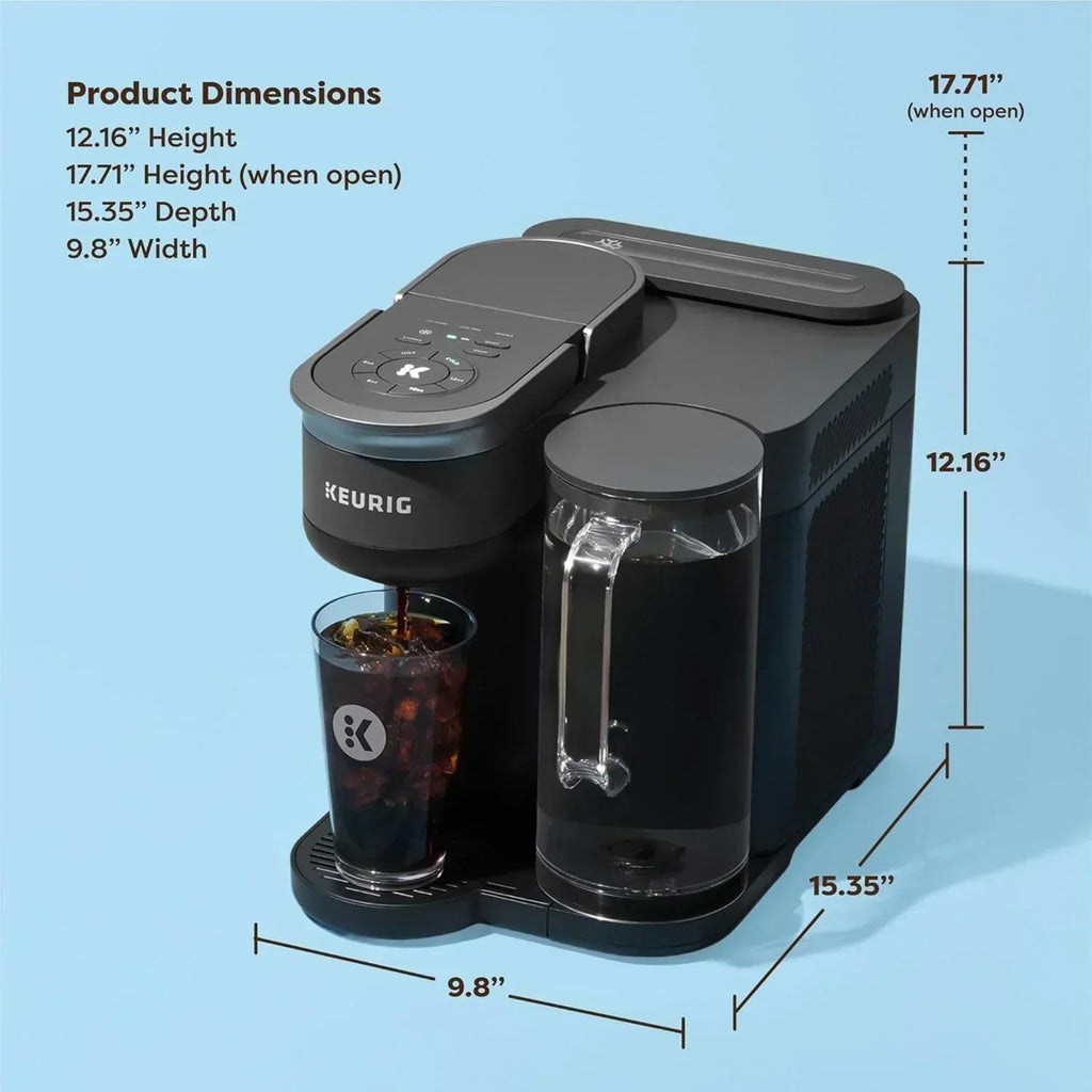 K-Brew+Chill Iced and Hot Single-Cup Coffee Maker with 70-ounce Removable Water Tank wourant