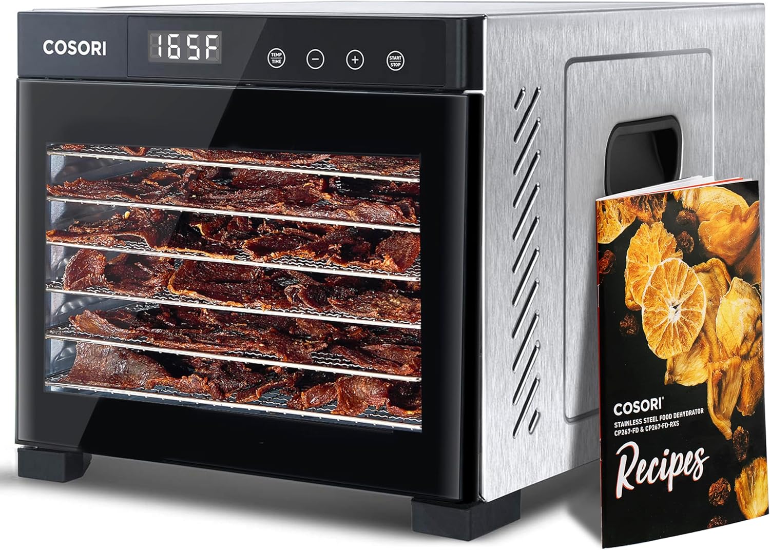 COSORI Food Dehydrator Bigger Than 7 Trays With Large 6.5" Drying Space 600W Power wourant