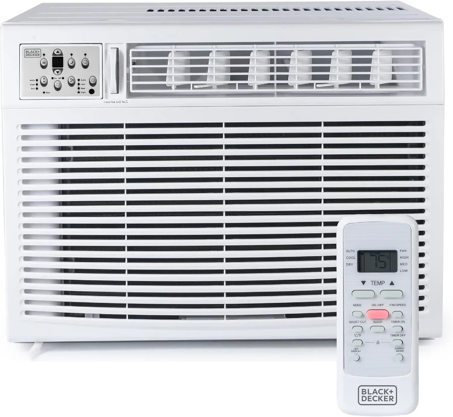 BLACK+DECKER Window Air Conditioner 5000 BTU Cools Up to 150 Square Feet AC Mechanical Controls wourant