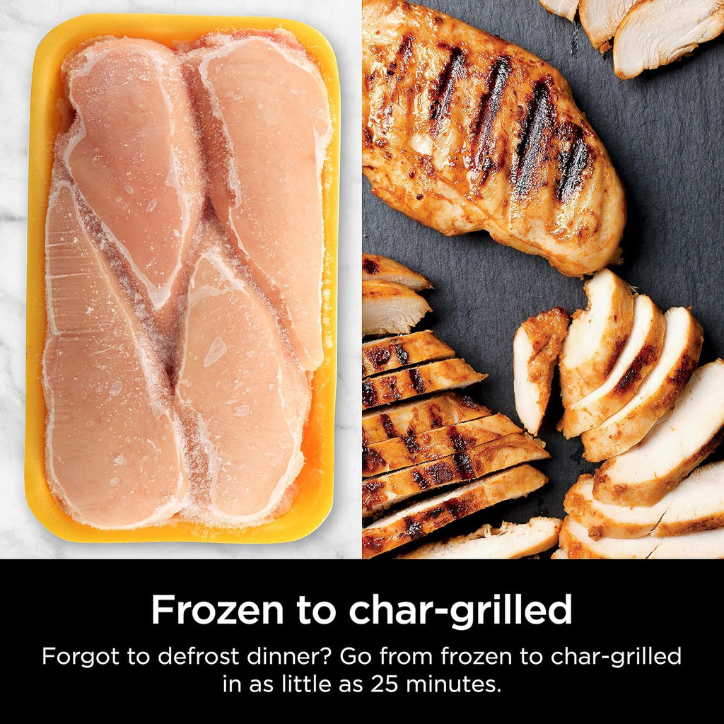 Ninja Foodi Smart XL 6-in-1 Indoor Grill with Air Fry Bake Roast Broil and Dehydrate wourant