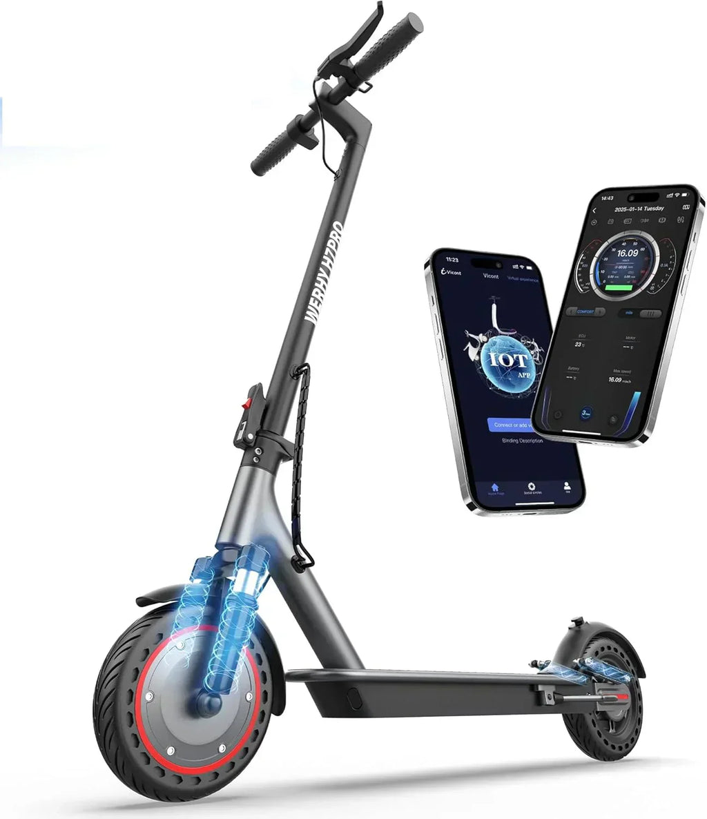Electric Scooter 350W/500W Motor Top Speed 19/22 mph Max 16/23/28Miles Ranges Foldable E Scooter wourant