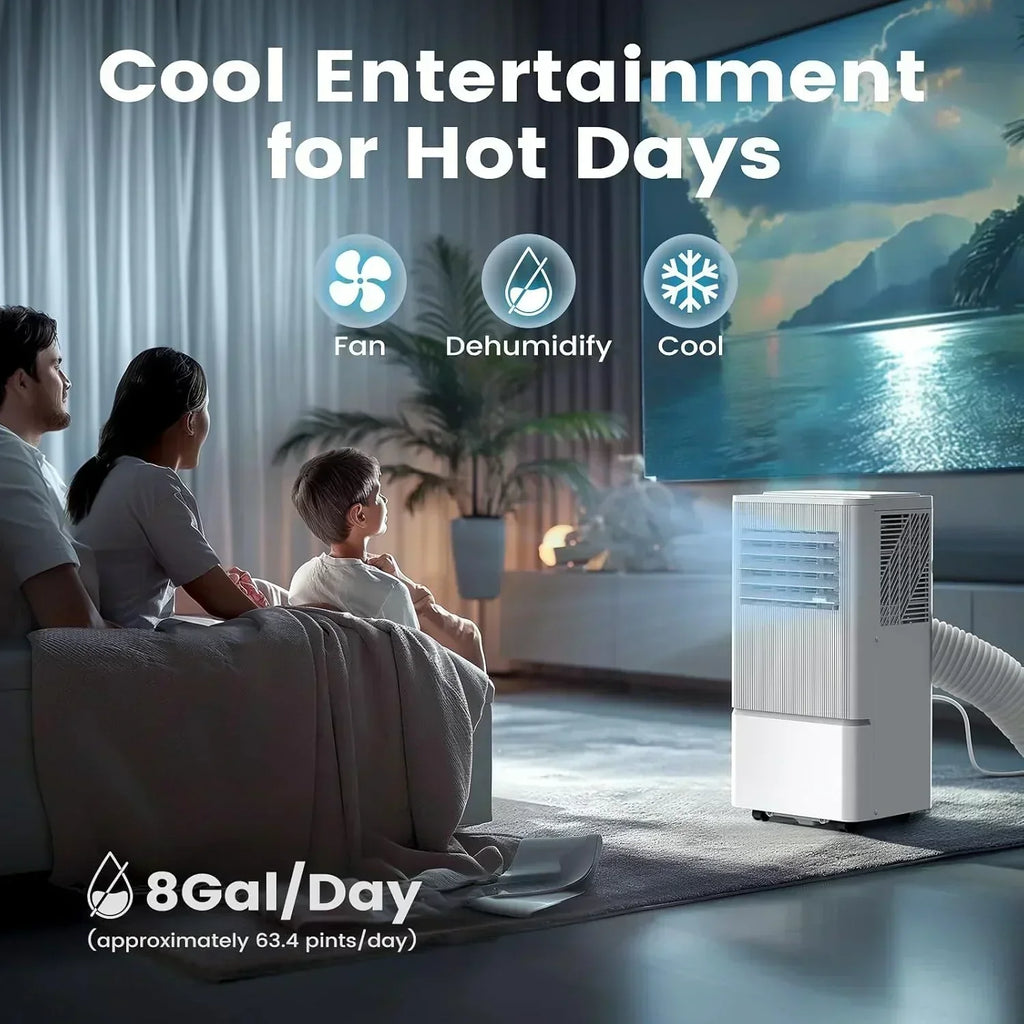 Air Choice Portable Air Conditioner 10000 BTU Air Conditioner Portable for Room Up to 450 Sq.Ft wourant