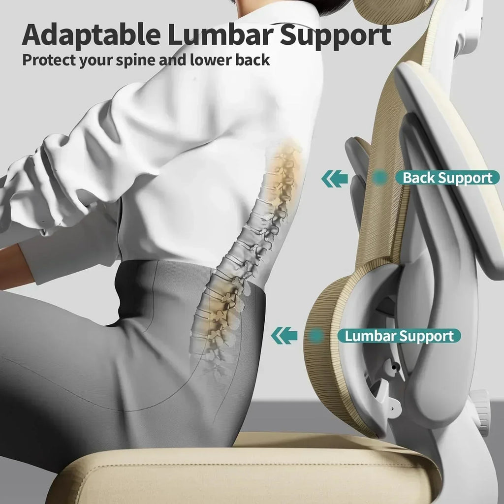 Office Chair Ergonomic Desk Chair 330 lbs Home Mesh Desk Chair Comfortable Gaming Chair wourant