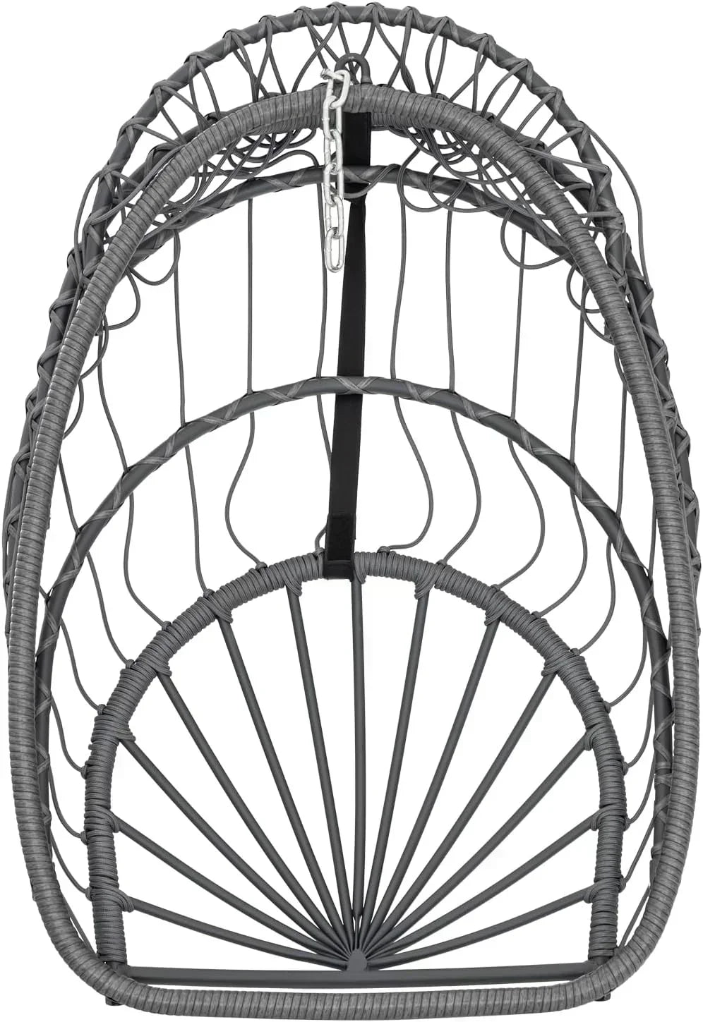 Yechen Indoor Outdoor Egg Hanging Chair Stand Patio Wicker Swing Egg Chair Swinging Chair wourant