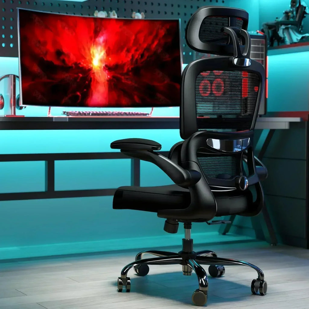 TRALT Office Chair Ergonomic Desk Chair 330 lbs Home Gaming Chair with Wheels wourant