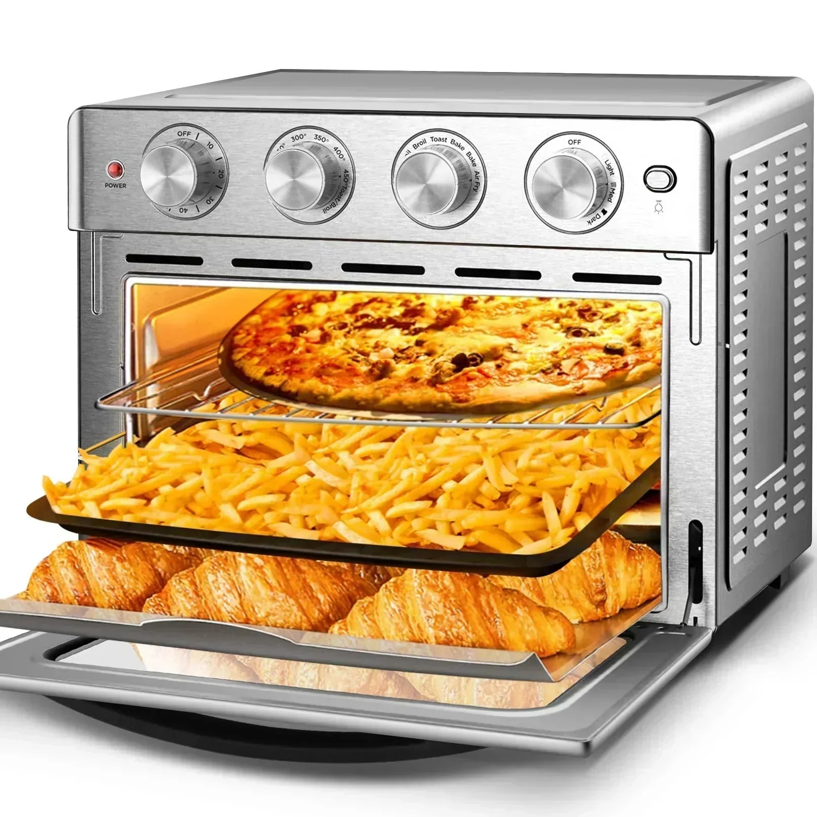 Air Fryer Toaster Oven Combo 16QT Convection Ovens Countertop wourant