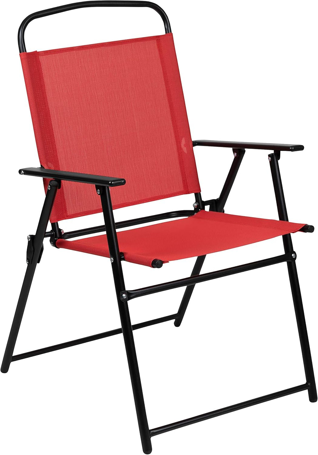 EMMA + OLIVER 6 Piece Brown Patio Garden Set with Umbrella Table Set of 4 Folding Chairs wourant