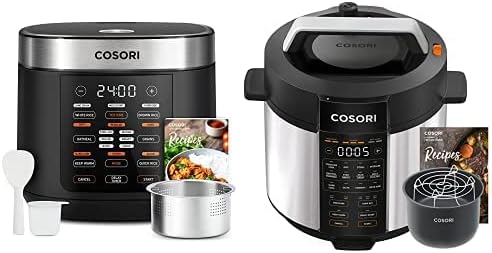 COSORI 6-Quart Stainless Steel Pressure Cooker Multi-Function Cooker with Ceramic Inner Pot for Rice, Slow Cooking, Sous Vide, and Stir-frying wourant