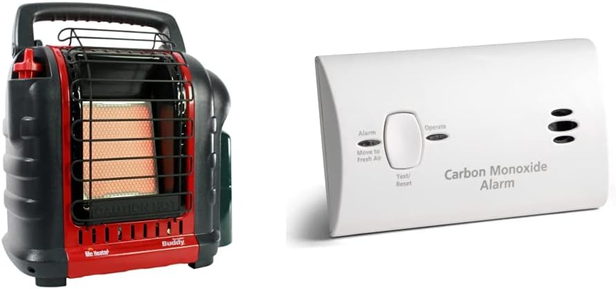Portable Propane Radiant Heater, 4,000-9,000 BTU, for campers, workshops, patios, and more wourant