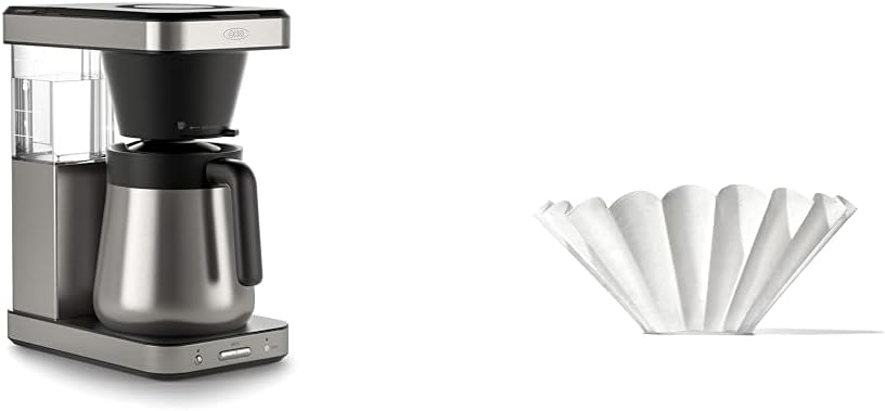 OXO Brew 8-Cup Coffee Maker - Single-Serve & Carafe, Thermal Stainless Steel, SCA Certified woonhhop