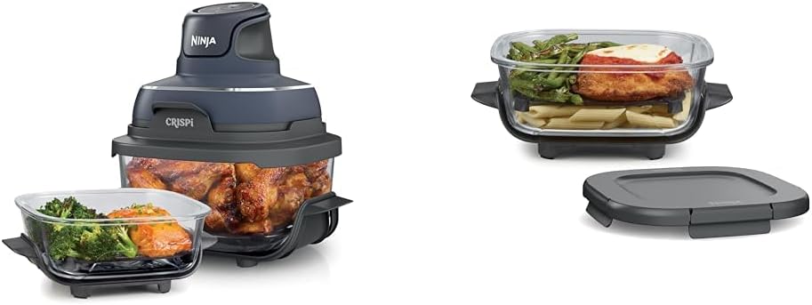 Ninja Crispi 4-in-1 Portable Glass Air Fryer Cooking System wourant