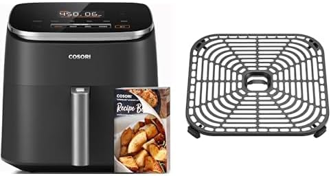COSORI Air Fryer 9-in-1 Compact & Large 6-Qt Fast Turbo Modes Precise Heat for Even Results wourant