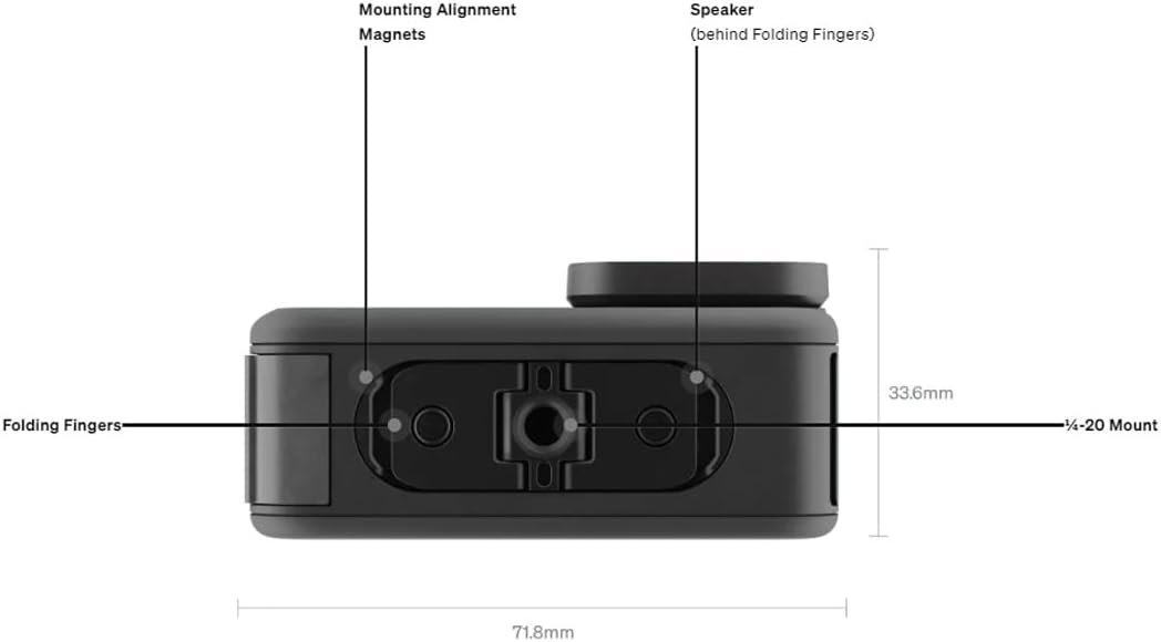 Black - Waterproof Action Camera with 5.3K60 Video, 27MP Photo + Compatability with HB-Series Lenses wourant