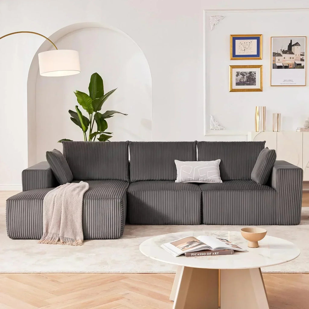 108 inch sectional sofa cloud sectional sofa with deep seat modern sectional L shaped sofa wourant