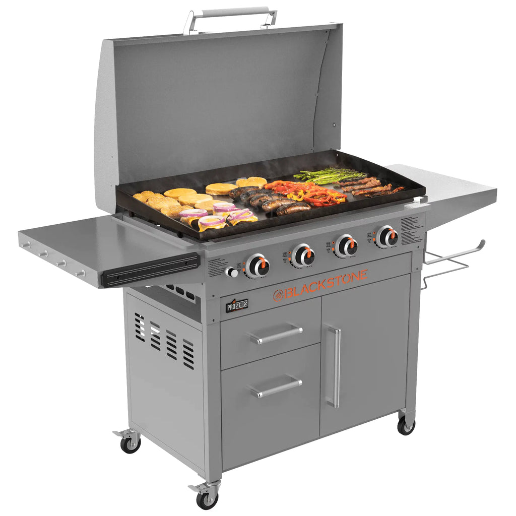 Blackstone ProSeries 4-Burner 36" Griddle Cooking Station with Hood wourant