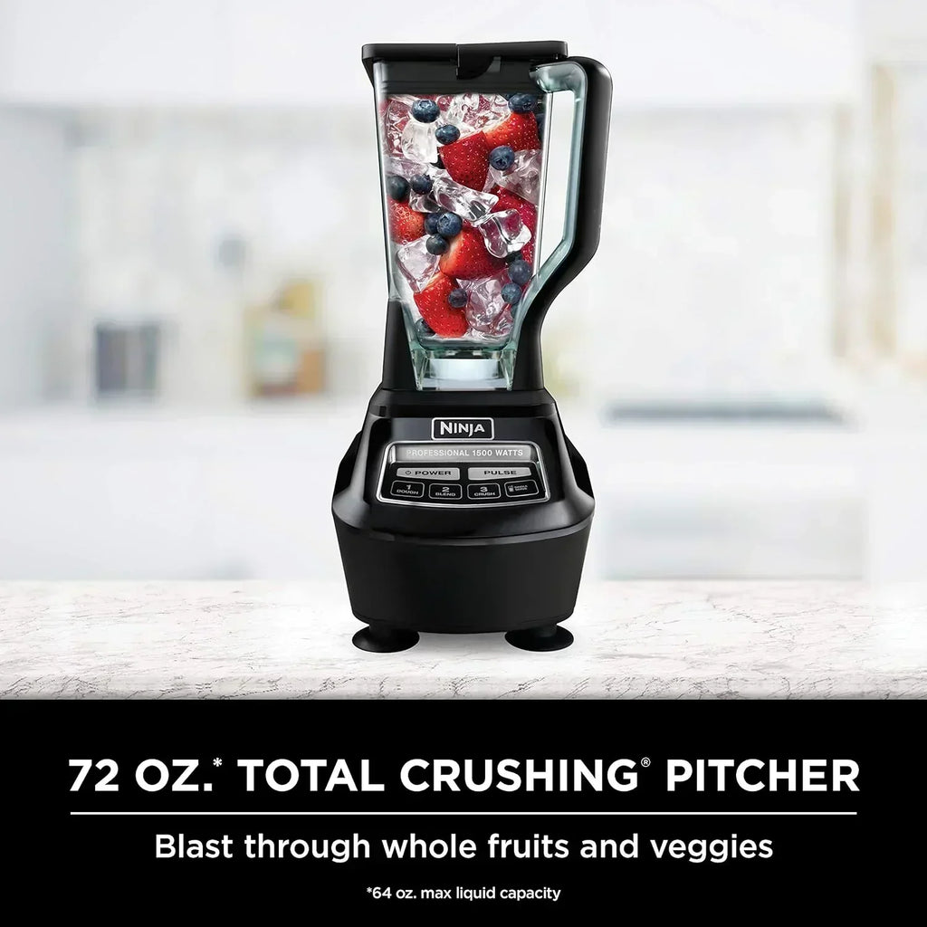 Ninja Mega Kitchen System 1500 Watt 72 Ounce Full Size Blender and 8 Cup Food Processor wourant