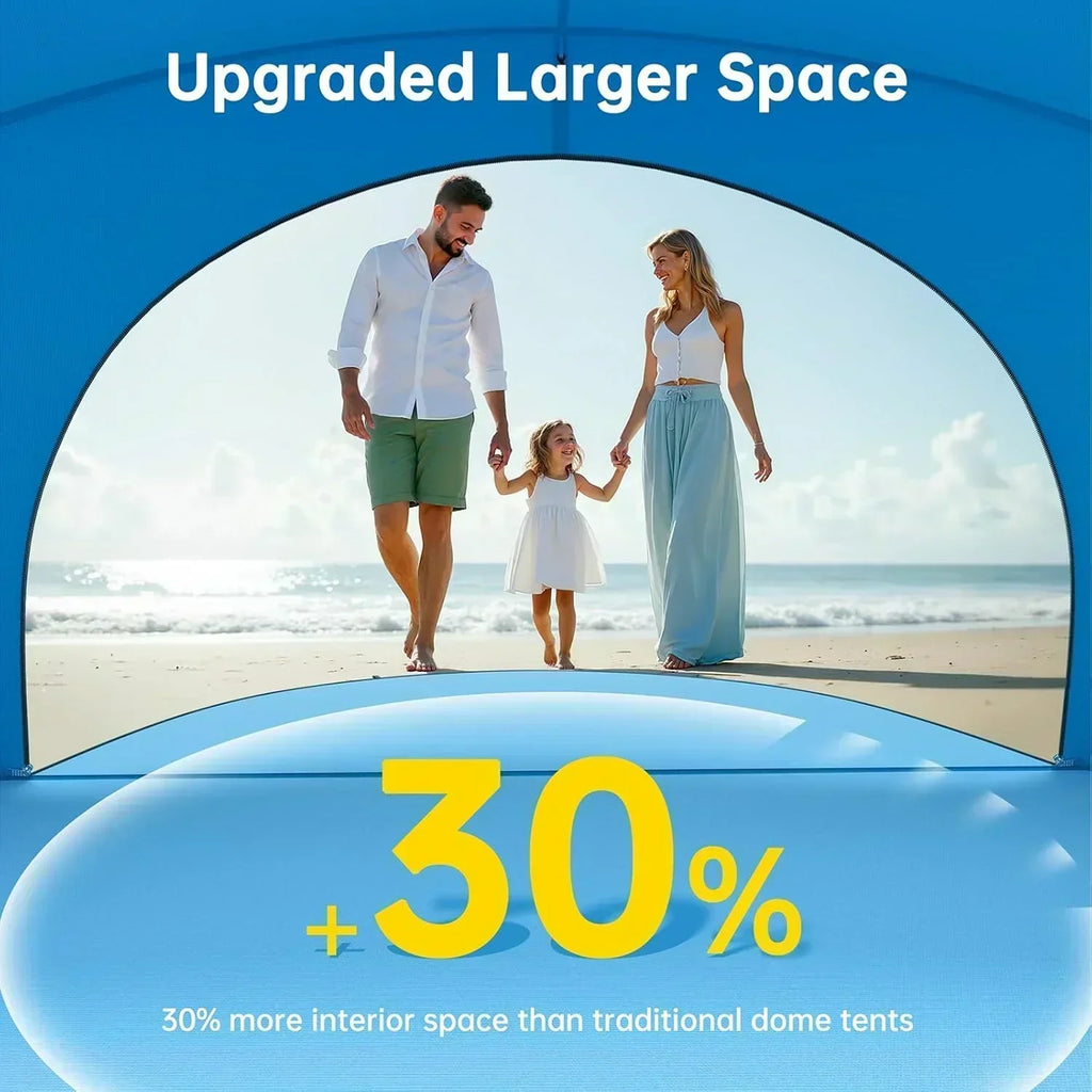 Beach Tent Sun Shelter Beach Shade Tent with UPF50+ UV Protection Beach Sun Shelter Beach Shade wourant