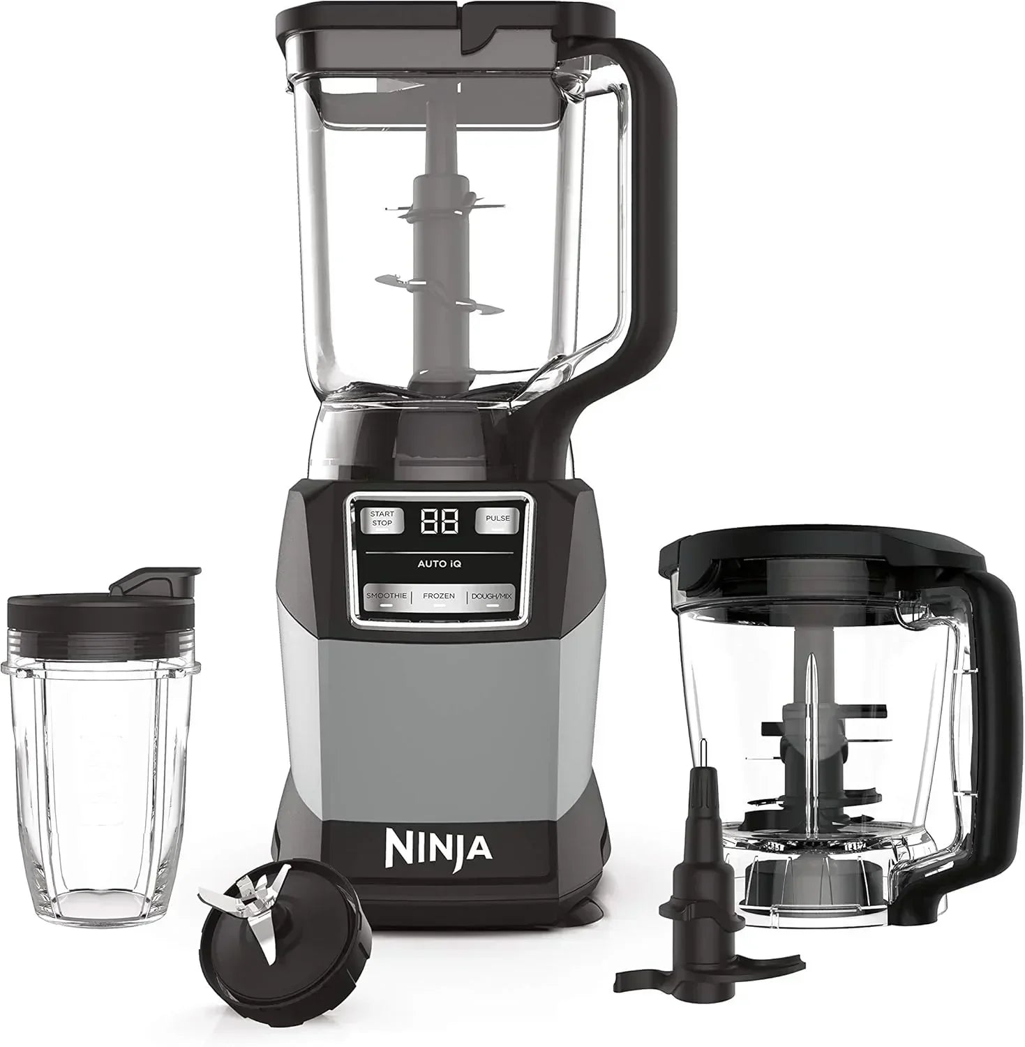 Ninja Blender Compact Kitchen System for Smoothies Doughs and Frozen Drinks with Auto-IQ wourant