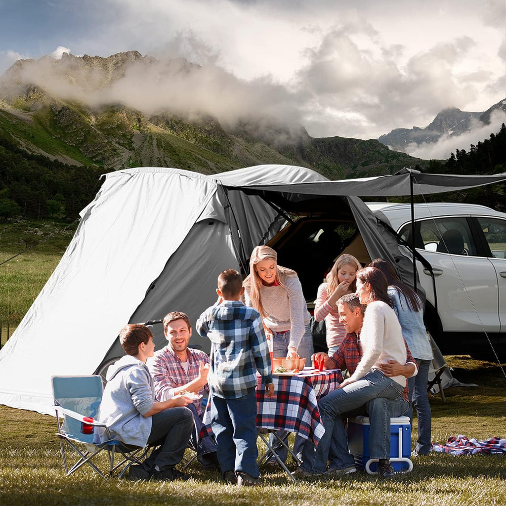 KAMPKEEPER SUV Car Tent Tailgate Shade Awning Tent for Camping Vehicle Camping Tents wourant