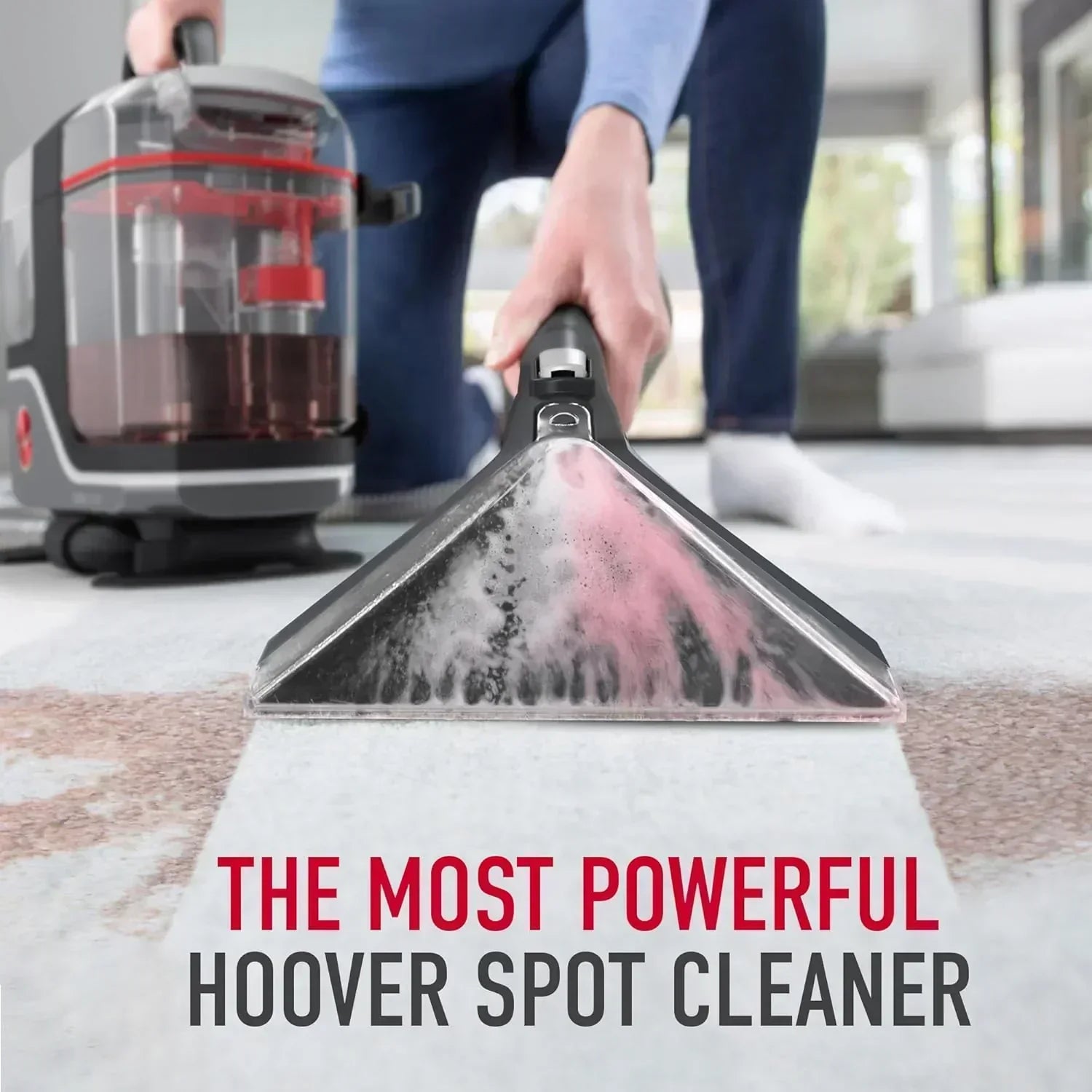Hoover CleanSlate Plus Portable Carpet Upholstery Spot Cleaner with Powerful Suction wourant